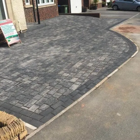 block paving driveway