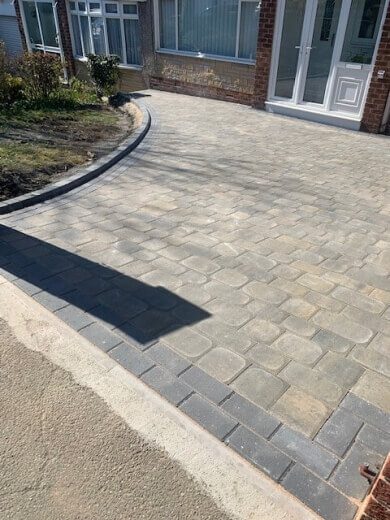 26 block paving driveway