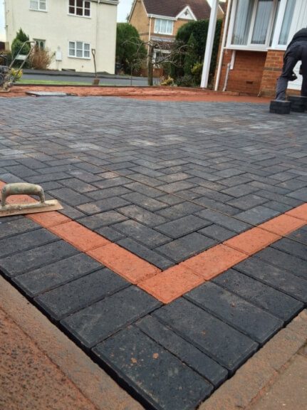 block paving driveway
