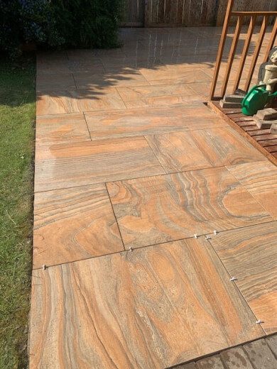53 sandstone pathway and patio