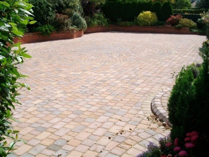 54 block paving patio