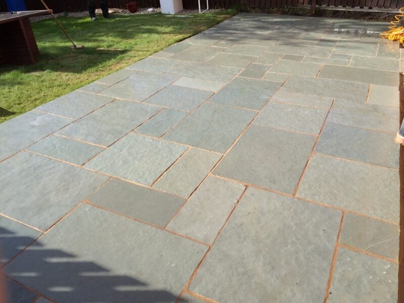 60 large stone patio