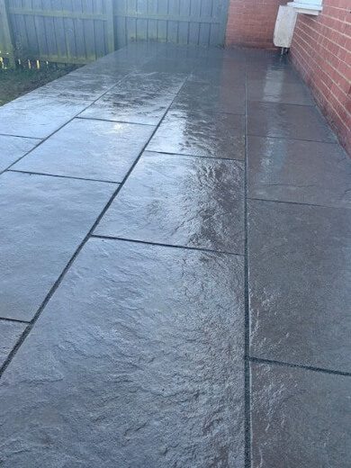 61 slate patio