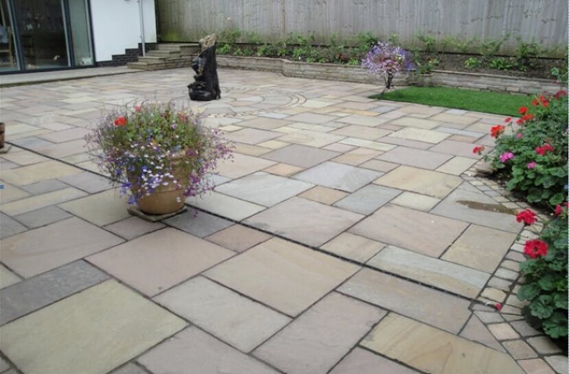 62 sandstone patio