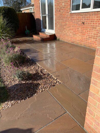 63 large flagstone path