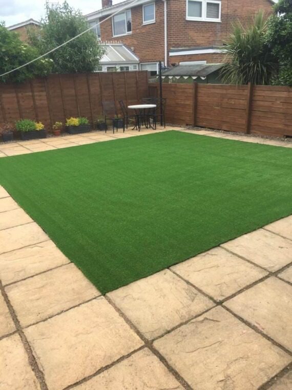 71 sandstone patio surrounding grass