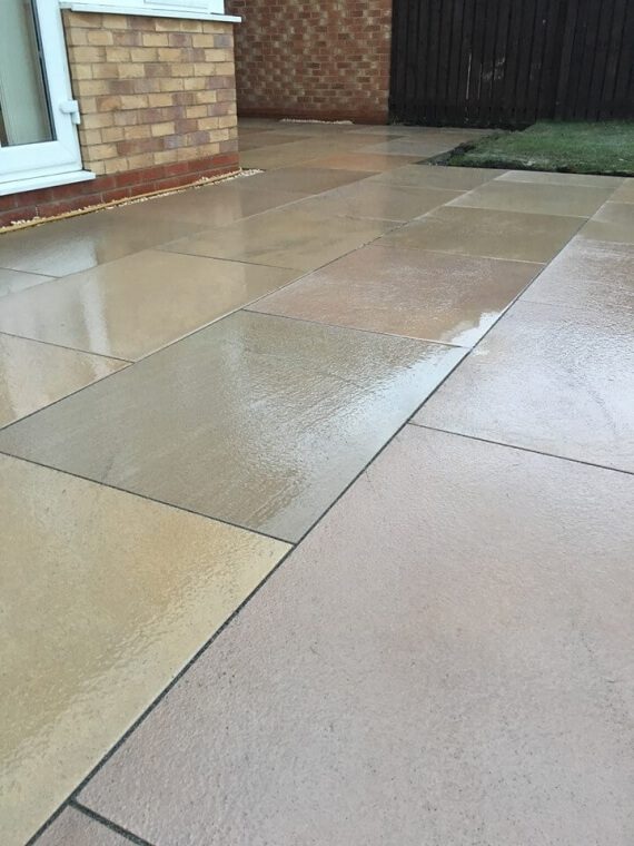 72 large flagstone patio